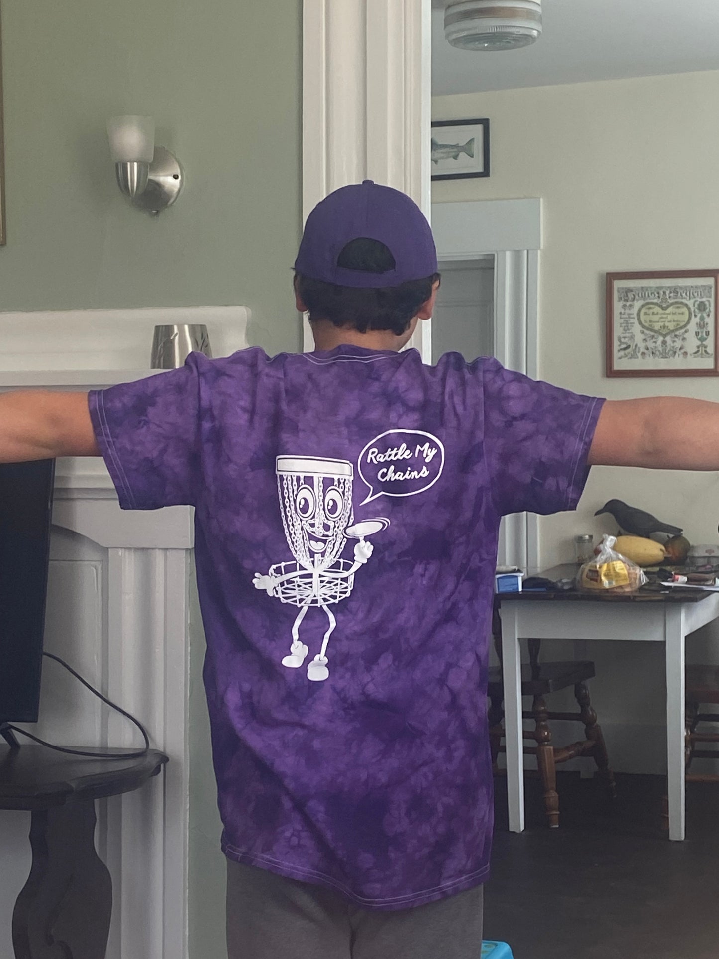 Purple Tie Dye T Shirt