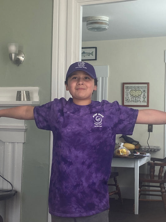 Purple Tie Dye T Shirt